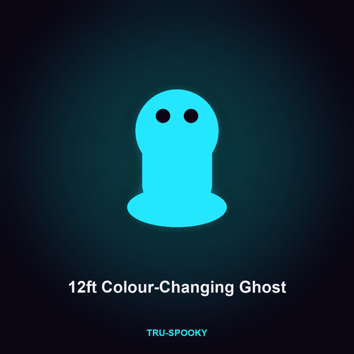 12ft Colour-Changing Ghost Inflatable