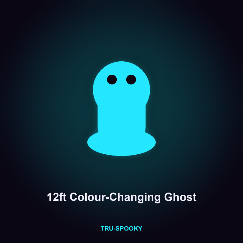 12ft Colour-Changing Ghost Inflatable