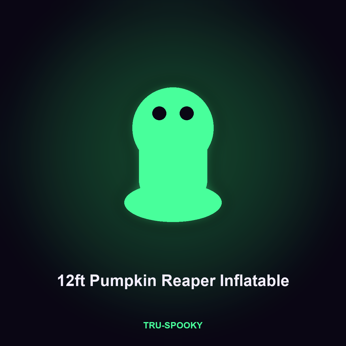 12ft Pumpkin Reaper Inflatable with Skeleton