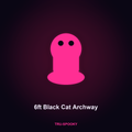 6ft Black Cat Archway Inflatable