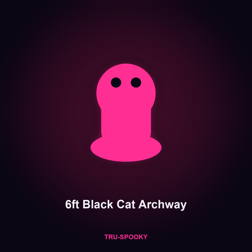 6ft Black Cat Archway Inflatable
