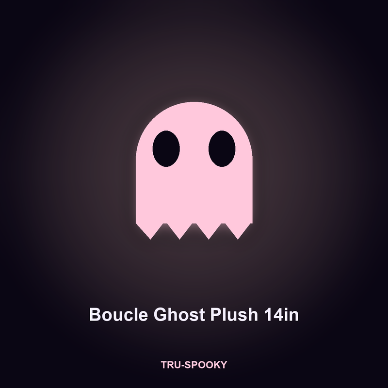 Boucle Ghost Plush, 14in