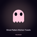 Ghost Pattern Kitchen Towels, 2pk