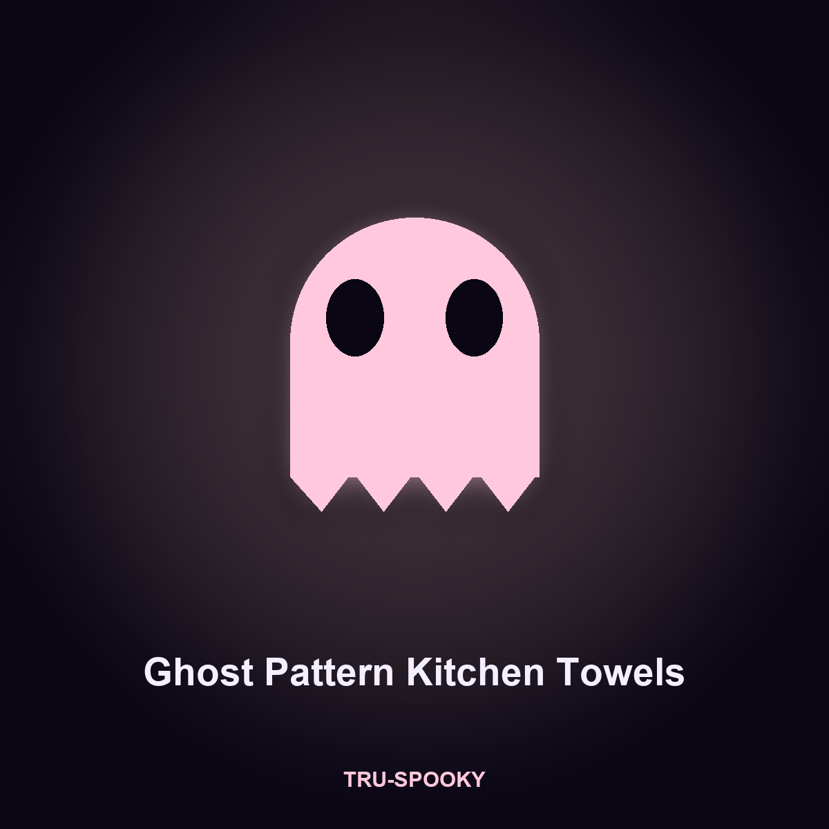 Ghost Pattern Kitchen Towels, 2pk