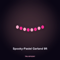 Spooky-Pastel Garland, 9ft