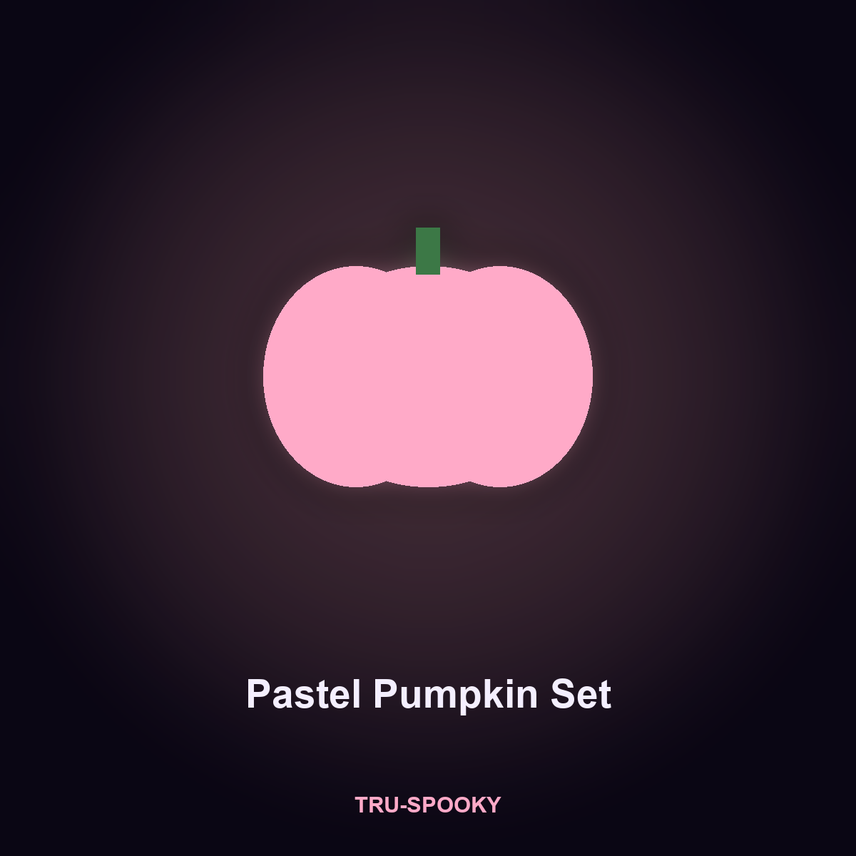 Pastel Pumpkin Set, Pink Sage White