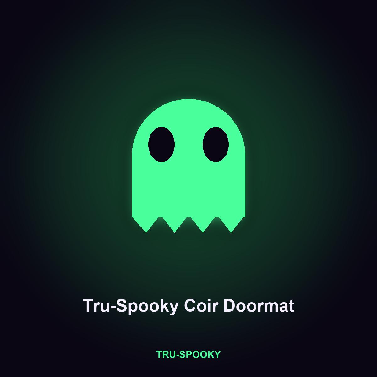 Tru-Spooky Coir Doormat
