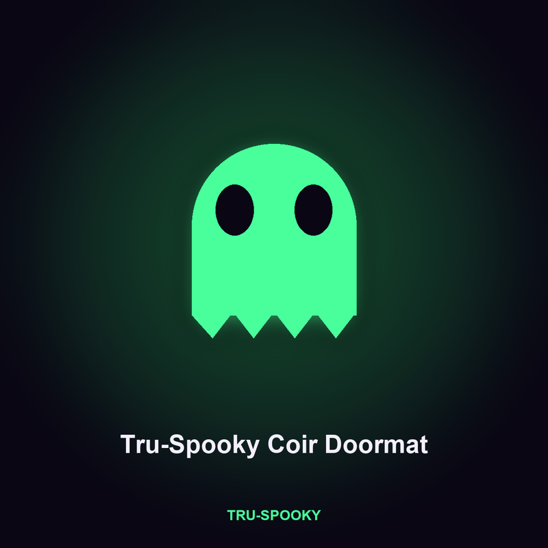 Tru-Spooky Coir Doormat